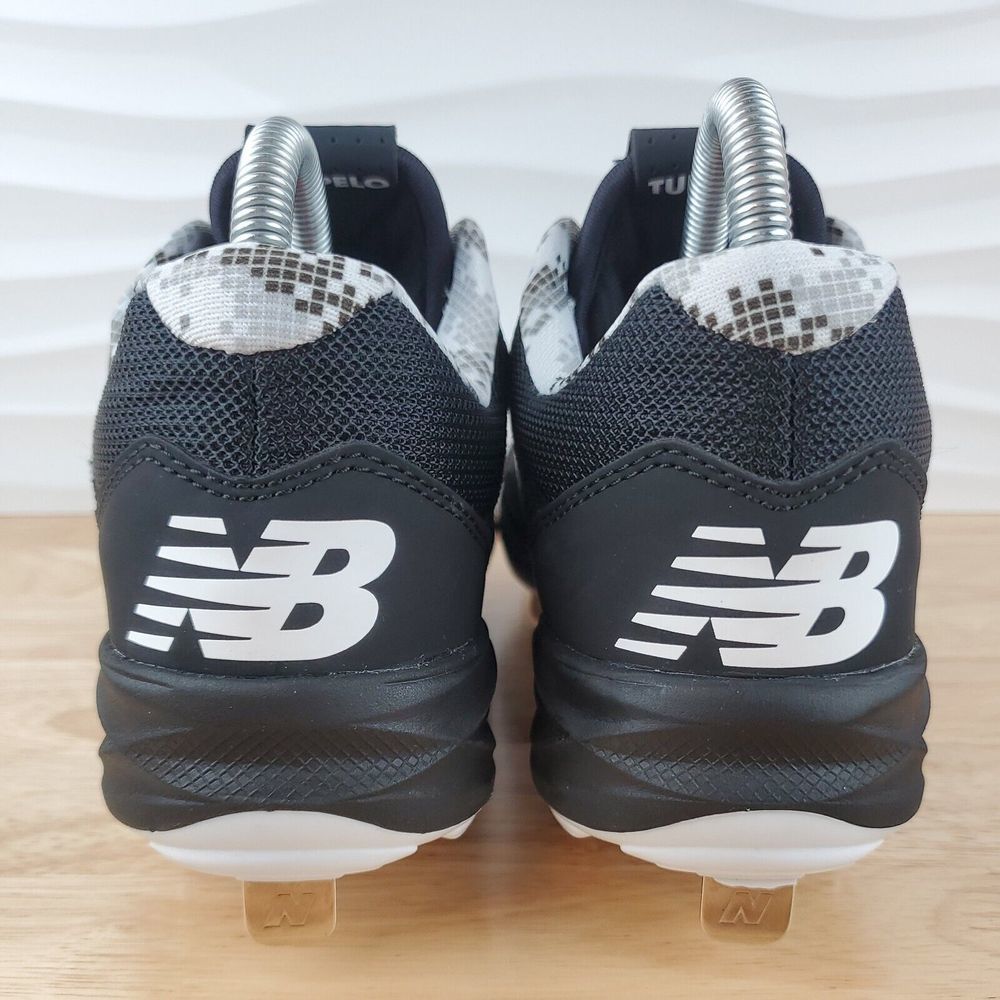 New Balance Tupelo V1 Black White Baseball Cleats Shoes Mens Size 7 - TUPELOK1 - Picture 7 of 12